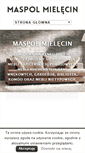 Mobile Screenshot of maspol-mielecin.pl
